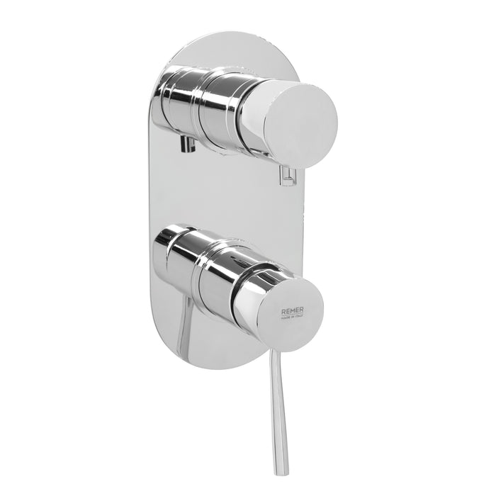 Concealed Bath Mixer with Hand Shower without Head Chrome