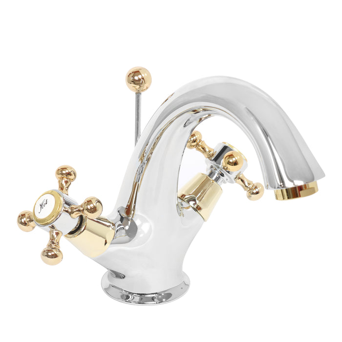 Antea Faucet Hot and Cold Chrome Gold