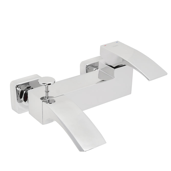 Parker Bath Mixer Exposed with Hand Shower Chrome