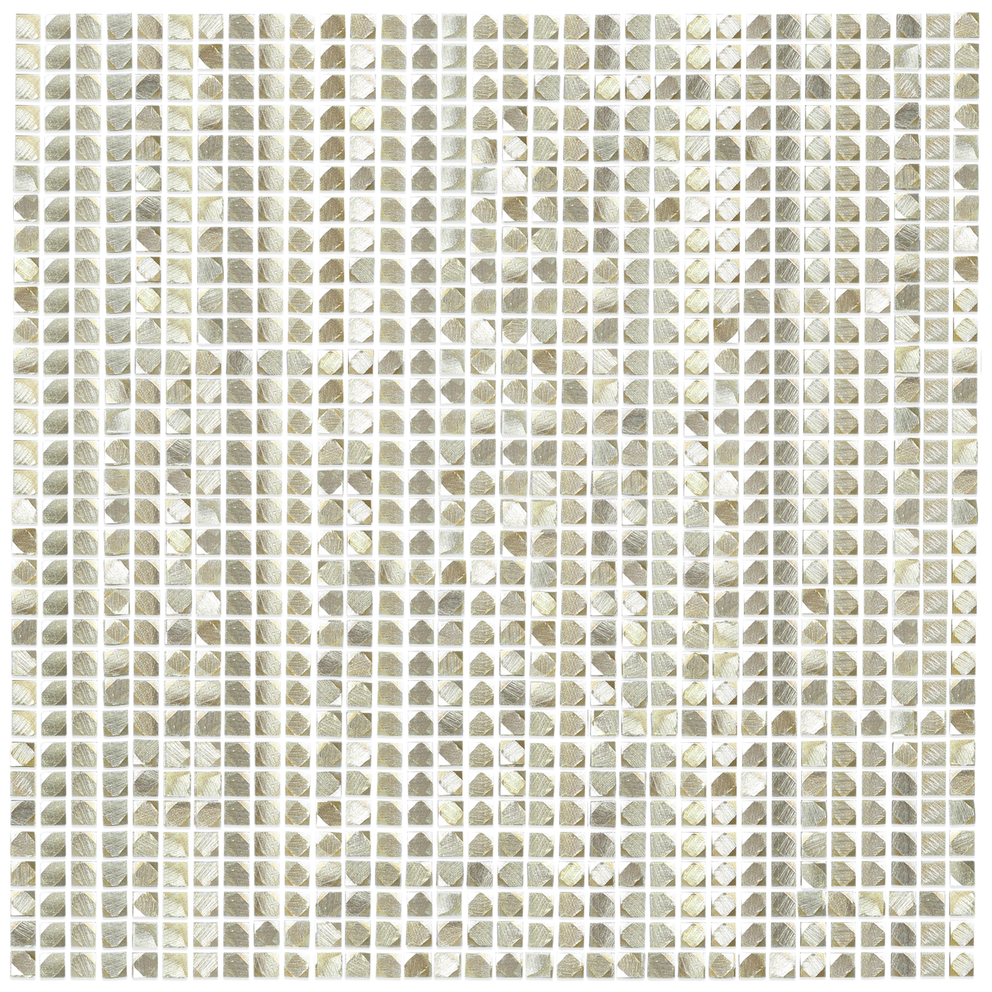 ورق حائط موزايك قطعة واحدة 30.5 سم × 30 سم نصف مطفي بالقطعة