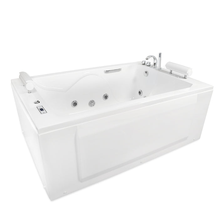 Whirlpool Bathtub with Two Motor, Radio, Light, Mixer, Air Bubble and Massage